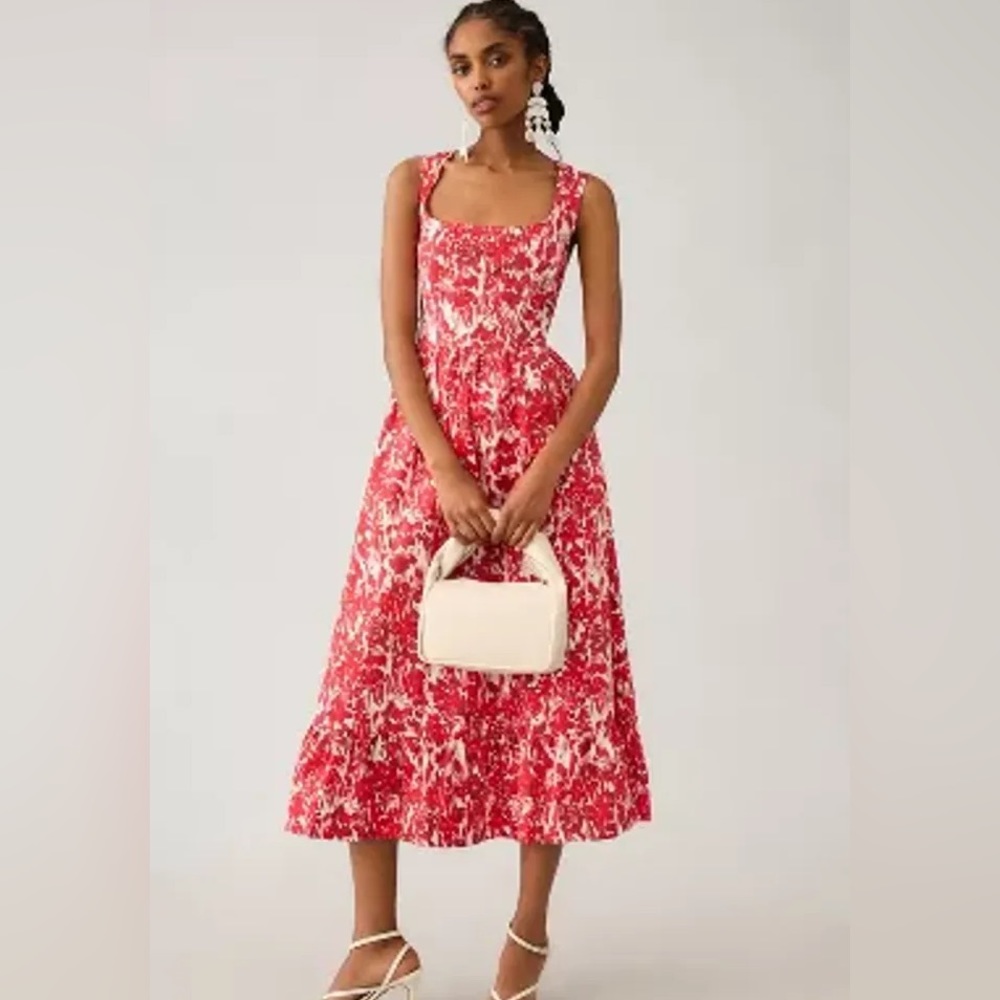 Aureta Studio Square-Neck Corset A-Line Dress size M